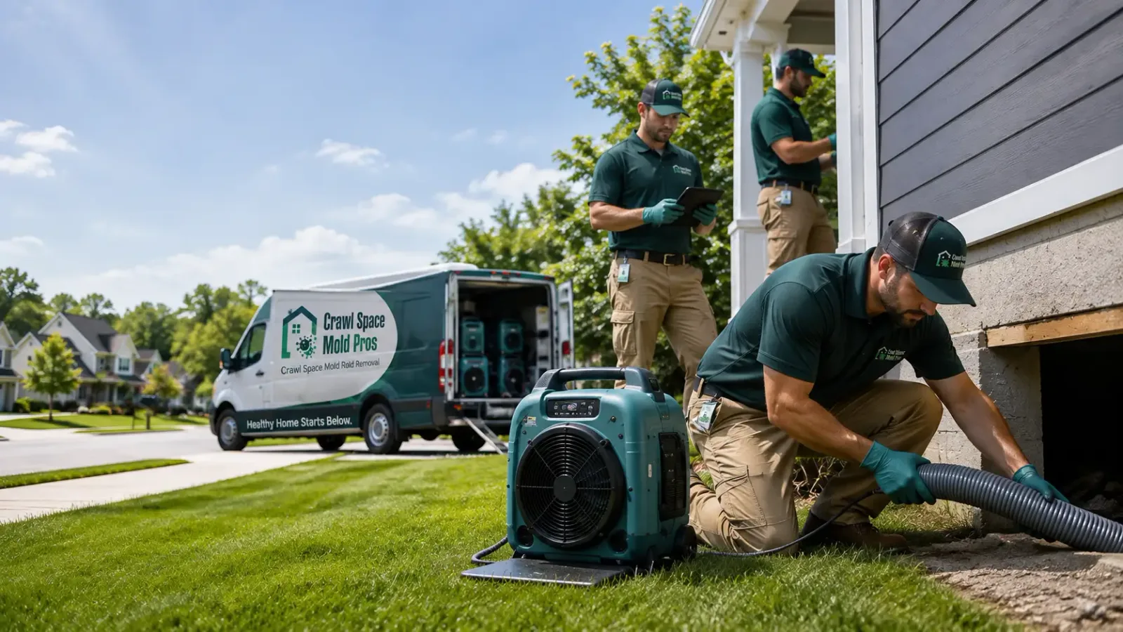 Crawl Space Mold Removal in Gill, MA